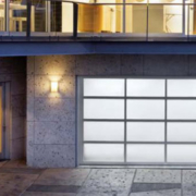 image of full view aluminum garage door